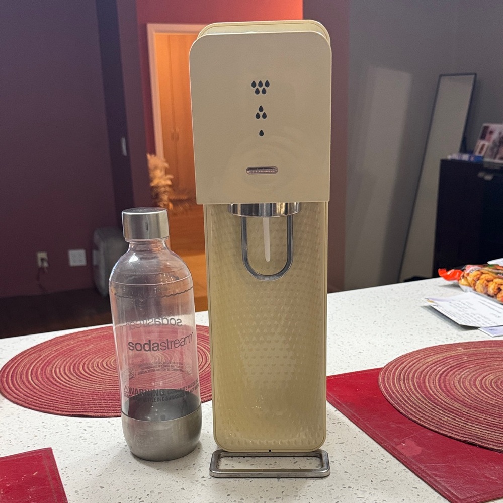 SodaStream Cream Sparkling Water Maker